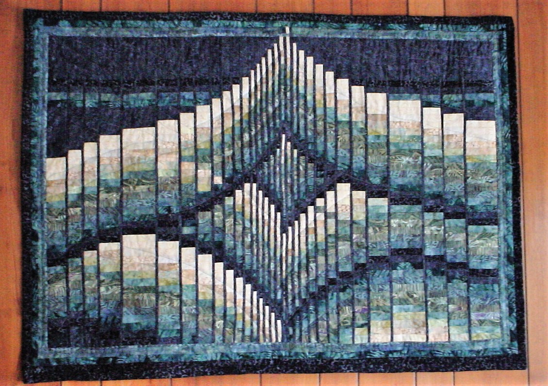 Bargello batik from Edie book